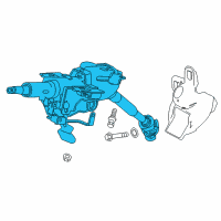 OEM Honda CR-Z Column Assembly, Steering Diagram - 53200-SZT-A12