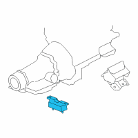 OEM Hummer H3T Rear Mount Diagram - 15854676