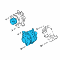 OEM 2022 Ford F-350 Super Duty Alternator Diagram - HC3Z-10346-C