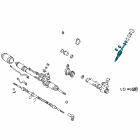 OEM 1996 Toyota RAV4 Pinion Valve Diagram - 44201-42021