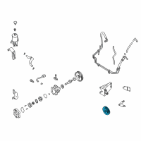 OEM 2001 Nissan Frontier Pulley Assy Diagram - 11945-4S102