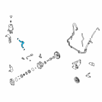 OEM 2001 Nissan Frontier Hose Assy-Suction, Power Steering Diagram - 49717-7B400