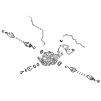 OEM Lincoln MKZ Boot Kit Retainer Diagram - HG9Z-4B422-A