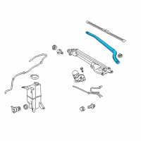 OEM 2018 Toyota Sequoia Wiper Arm Diagram - 85221-0C021