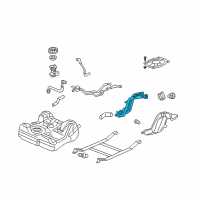 OEM Honda Civic Pipe, Fuel Filler Diagram - 17660-S5A-A31