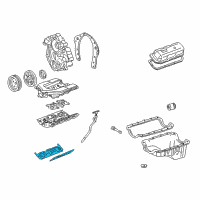 OEM 1995 Pontiac Firebird Gasket Kit, Intake Manifold Diagram - 12520756