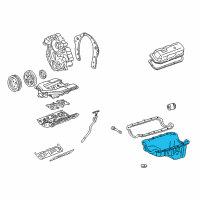 OEM Pontiac Firebird Pan Asm-Oil Diagram - 10115790