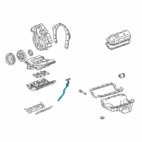 OEM Pontiac Firebird Tube Asm-Oil Level Indicator Diagram - 10151690