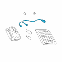 OEM 2008 Toyota Camry Socket & Wire Diagram - 81585-06120