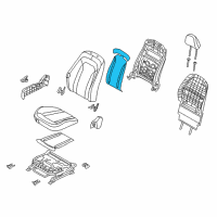 OEM Kia Optima Heater-Front Seat Back Diagram - 883952T010