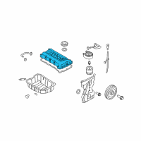 OEM 2007 Hyundai Sonata Cover Assembly-Rocker Diagram - 22410-25001