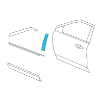 OEM 2015 Ford Police Interceptor Utility Applique Diagram - BB5Z-7820554-AC