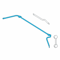 OEM 2006 Mercury Montego Stabilizer Bar Diagram - 7G1Z-5A772-B