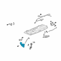 OEM 2001 Pontiac Aztek End Gate Latch Assembly Diagram - 10347135