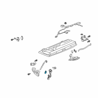 OEM 2003 Pontiac Aztek Cylinder Kit, End Gate Lock (Uncoded) Diagram - 88894729