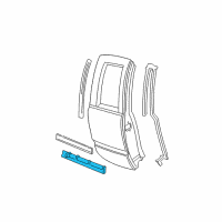 OEM 1999 Chevrolet K1500 WEATHERSTRIP, Side Door Opening Diagram - 15737950