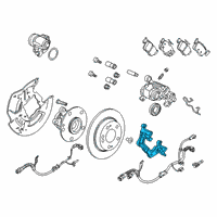 OEM Honda Anchor Diagram - 43220-TGH-A01