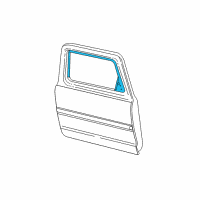 OEM 2001 Ford Explorer Sport Reveal Molding Diagram - F67Z-9820492-AAA