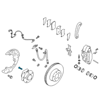 OEM 2019 Toyota 86 Wheel Stud Diagram - SU003-00781