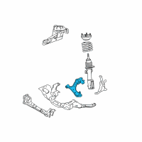 OEM 2005 Ford Mustang Lower Control Arm Diagram - 4R3Z-3078-B