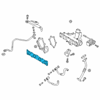 OEM Hyundai Santa Fe Sport Gasket-Exhaust Manifold Diagram - 28521-2G401