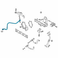 OEM Hyundai Sonata Pipe-Oil Feed Diagram - 28240-2G411
