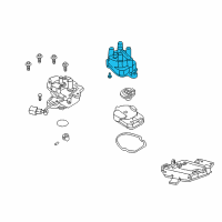 OEM 1997 Nissan Pickup Cap Assy-Distributor Diagram - 22162-3S505