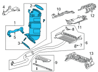 OEM 2022 Cadillac CT5 Converter Diagram - 12718564