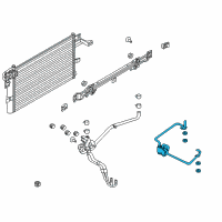 OEM 2017 Ford Explorer Inlet Tube Diagram - DB5Z-7R081-S