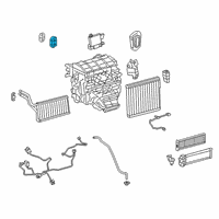 OEM 2022 Lexus NX350h A/C System Seal Kit Diagram - 8712833020