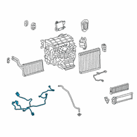 OEM Lexus NX350 Harness, Air CONDITI Diagram - 82212-42050