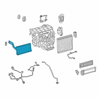 OEM 2020 Lexus ES350 Heater Core Diagram - 8710733130