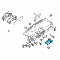 OEM Nissan Titan Control Assembly Diagram - 27500-8S211