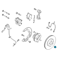 OEM 2017 Ford Fiesta Axle Nut Diagram - CCPZ-3B477-C