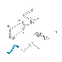 OEM 2012 Ford Edge Lower Hose Diagram - AT4Z-8286-A