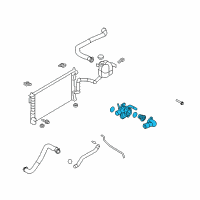OEM Ford Housing Assembly Diagram - 9T4Z-8A586-BA