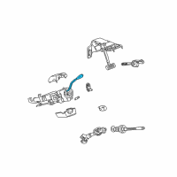 OEM Chrysler Aspen Shifter-Gearshift Diagram - 5057135AD