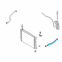 OEM 2020 Kia Stinger Hose Assembly-Radiator, Upper Diagram - 25414J5100