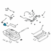 OEM 2020 Kia Niro Valve-Fuel Tank Isolation Diagram - 31180E6800