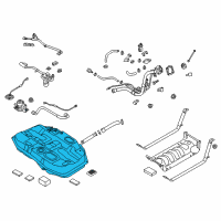 OEM 2018 Kia Optima Fuel Tank Assembly Diagram - 31150E6850