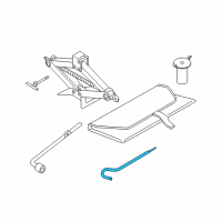 OEM 2020 Toyota Yaris Handle Diagram - 09113-WB001