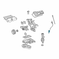 OEM 2015 Lexus ES350 Guide, Oil Level Gage Diagram - 11452-0P010