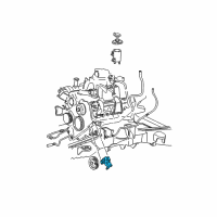 OEM Ford F-250 HD Power Steering Pump Diagram - F85Z-3A674-ABRM