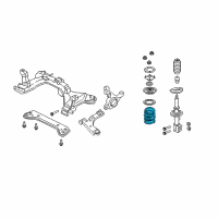 OEM 2007 Mercury Mariner Coil Spring Diagram - 7L8Z-5310-B