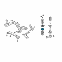 OEM 2008 Mercury Mariner Spring Insulator Diagram - YL8Z-5793-AA