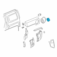 OEM 2006 Hummer H3 Fuel Cap Diagram - 25827646