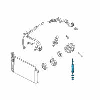 OEM Mercury Drier Diagram - AE5Z-19C836-A