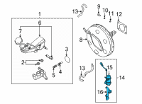 OEM Kia Pump Assy-Vacuum Diagram - 59200Q5000