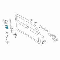 OEM 2015 Ford Expedition Latch Assembly Diagram - 7L1Z-7843150-D