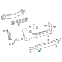 OEM 2022 Lexus UX250h Reflector Assembly, REFL Diagram - 81920-76010